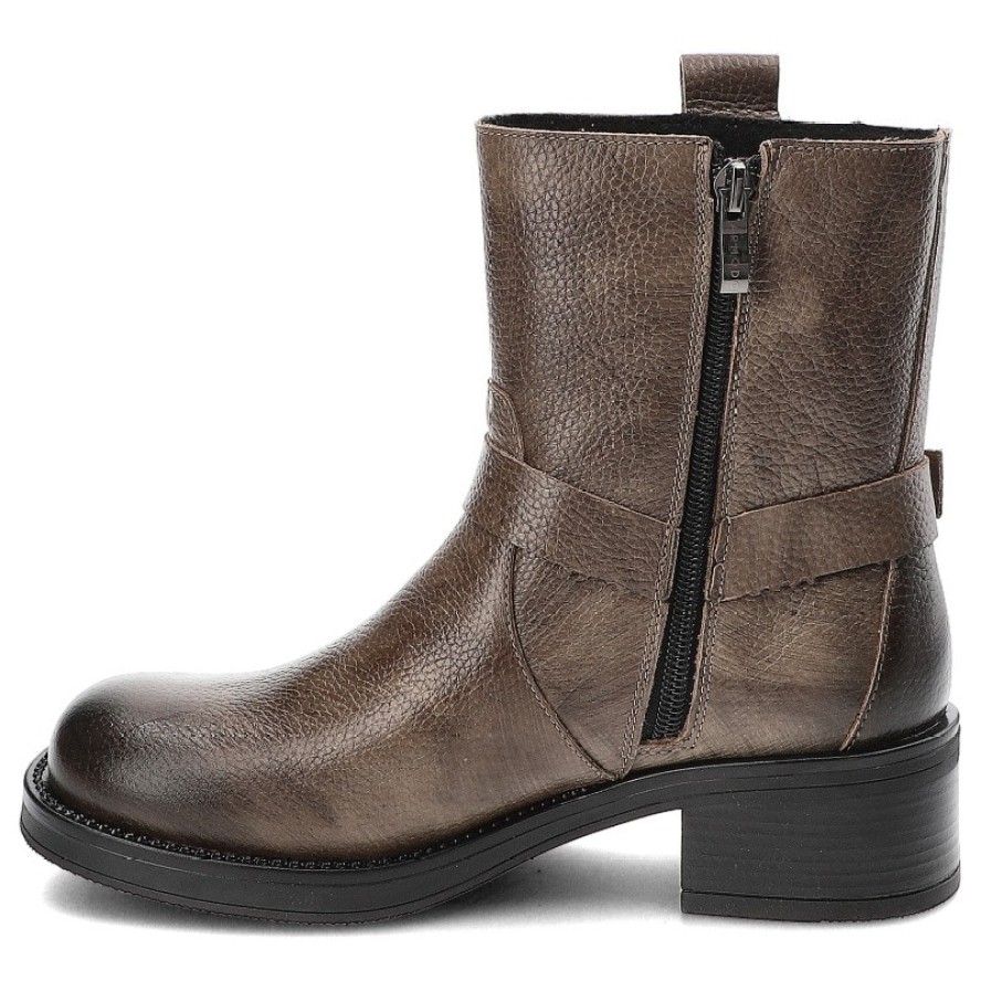 Brązowe Botki Armodo Modne Kowbojki Damskie