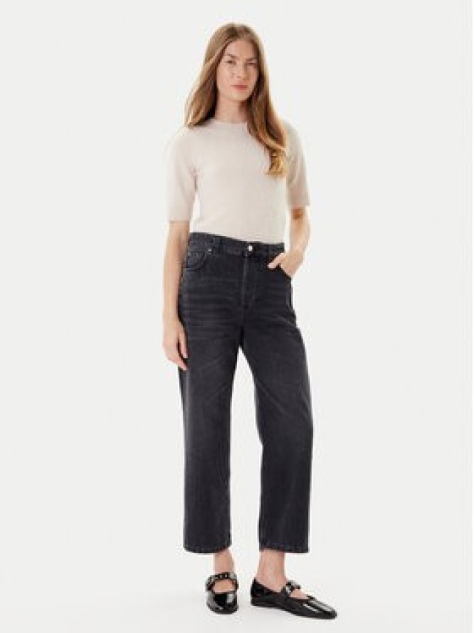 Marella Jeansy 2523186084 Czarny Mom Fit