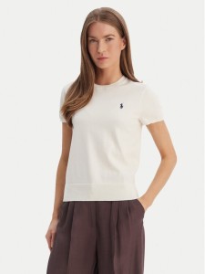 Polo Ralph Lauren T-Shirt 211971872003 Écru Slim Fit