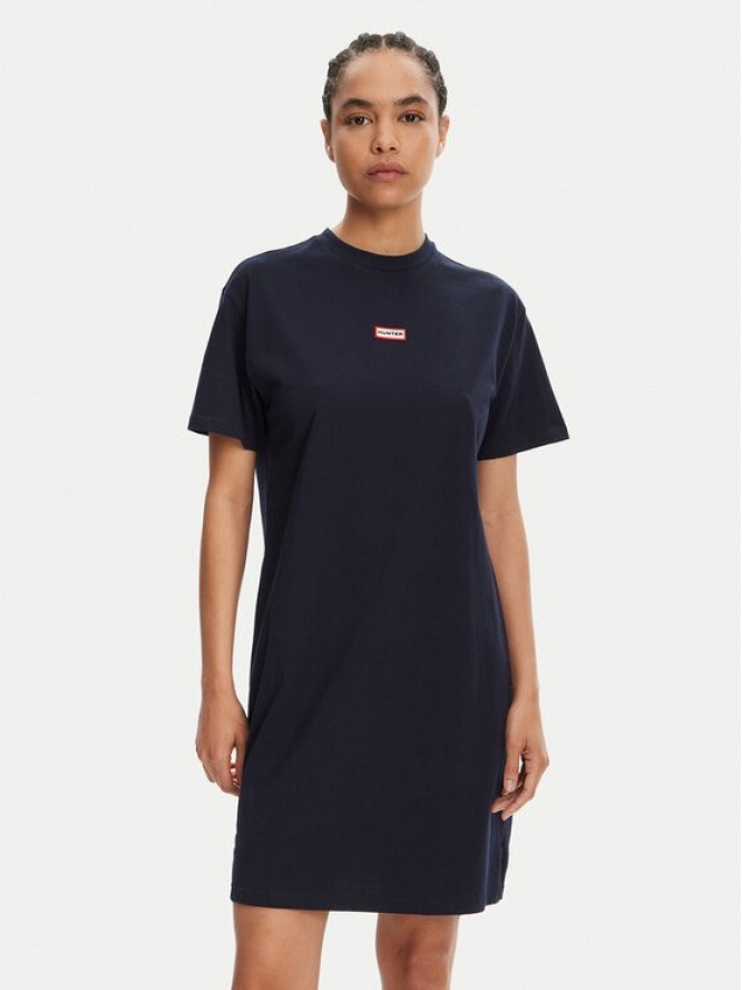 Hunter Sukienka codzienna Carron HARW0055251 Granatowy Regular Fit