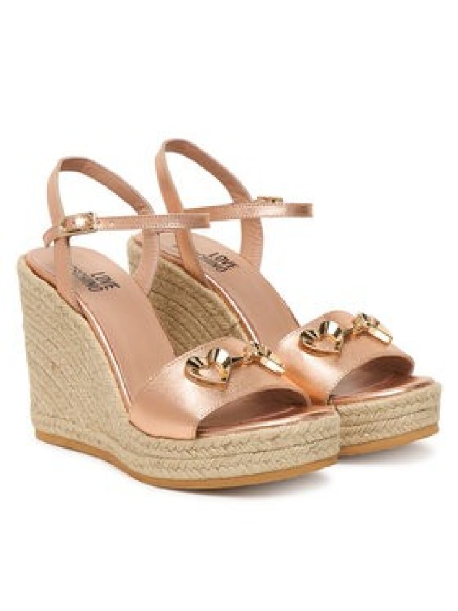 LOVE MOSCHINO Espadryle JA1615BI0OIC0600 Różowy