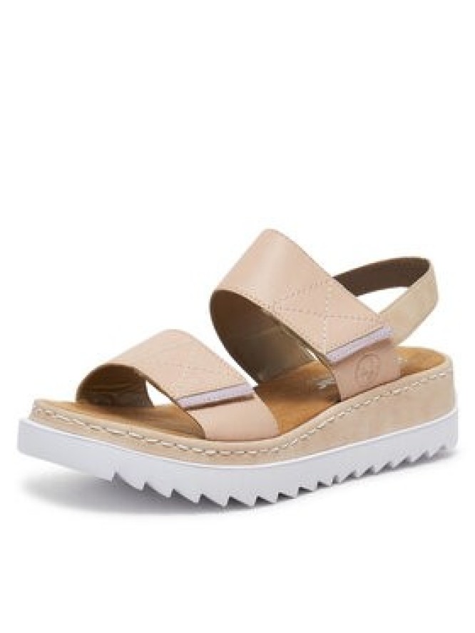 Rieker Sandały V4475-31 Beżowy