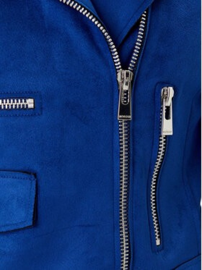 Morgan Kurtka z imitacji skóry 241-GOUSMI Niebieski Regular Fit