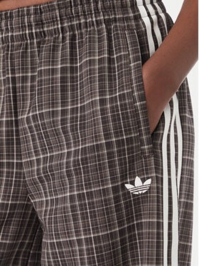 adidas Spodnie dresowe Advanced Archive LG3958 Brązowy Wide Fit