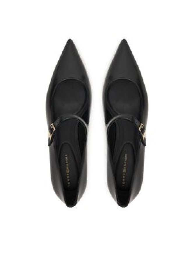 Tommy Hilfiger Szpilki Low Pump Abrasivato FW0FW09321 Czarny