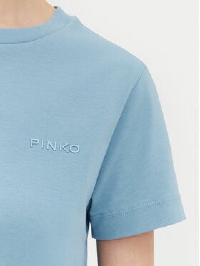 PINKO T-Shirt Start 101752 Niebieski Regular Fit