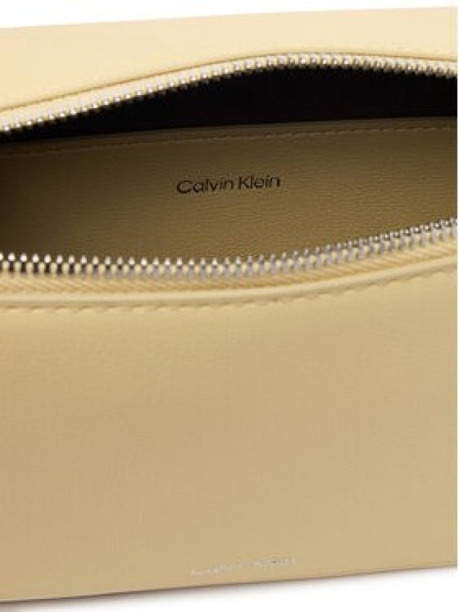 Calvin Klein Torebka Foil Logo Elongated Camera Bag LV04F3276G Żółty