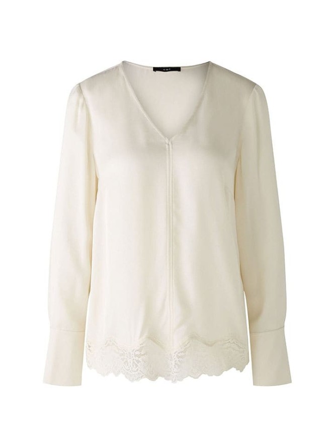 Oui Bluzka w kolorze kremowym rozmiar: 40