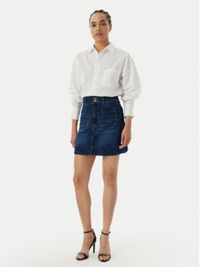BOSS Spódnica jeansowa 50559404 Niebieski Regular Fit