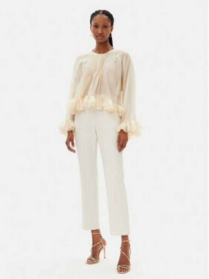 Kontatto Bluzka MV305C Beżowy Regular Fit