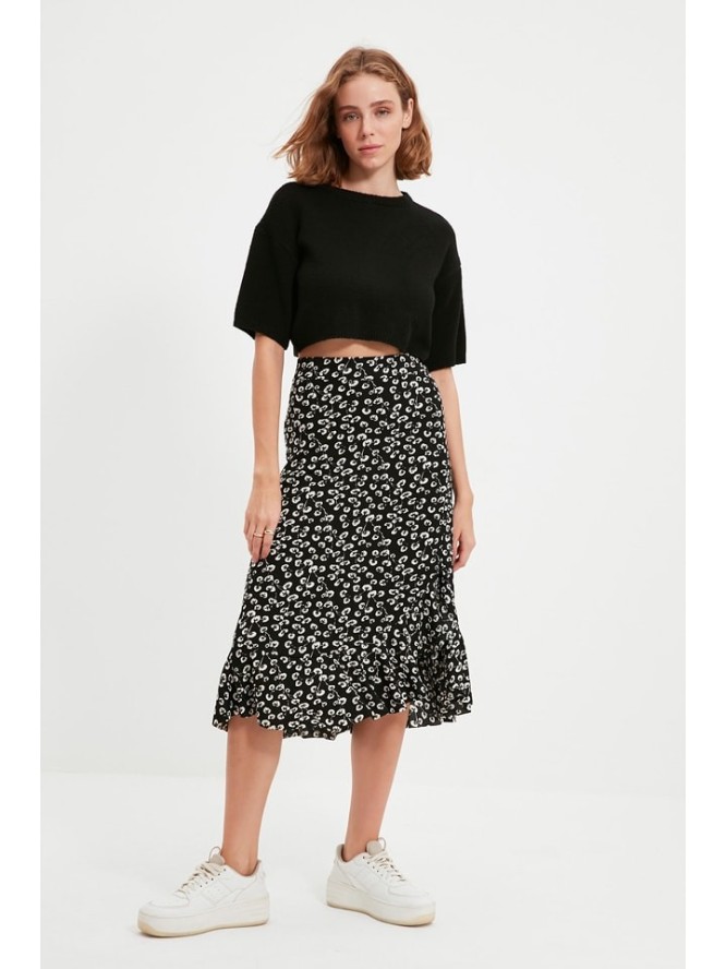trendyol Spódnica w kolorze czarnym rozmiar: S