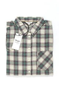WRANGLER RELAXED 1 PKT SHIRT BERYL GREEN W5212L8S4