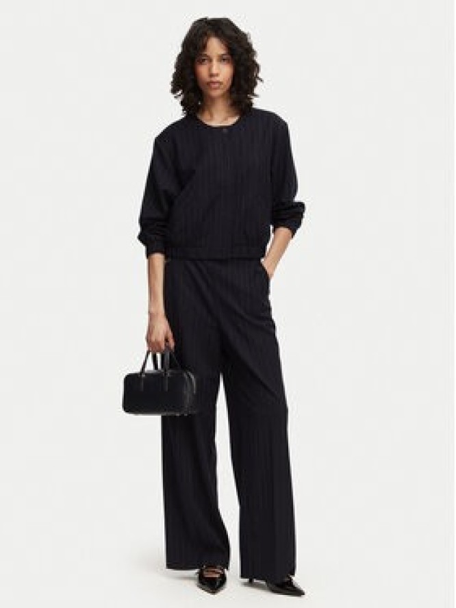 French Connection Spodnie materiałowe Alia 749A3 Granatowy Wide Leg