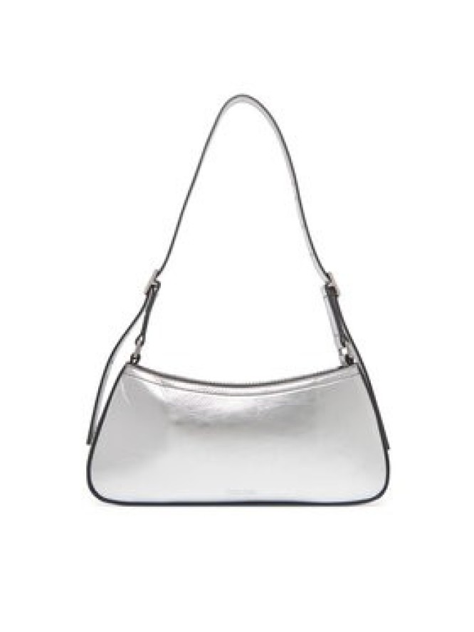 Calvin Klein Torebka Ck Metallic Small Shoulder Bag LV04F3304G Srebrny