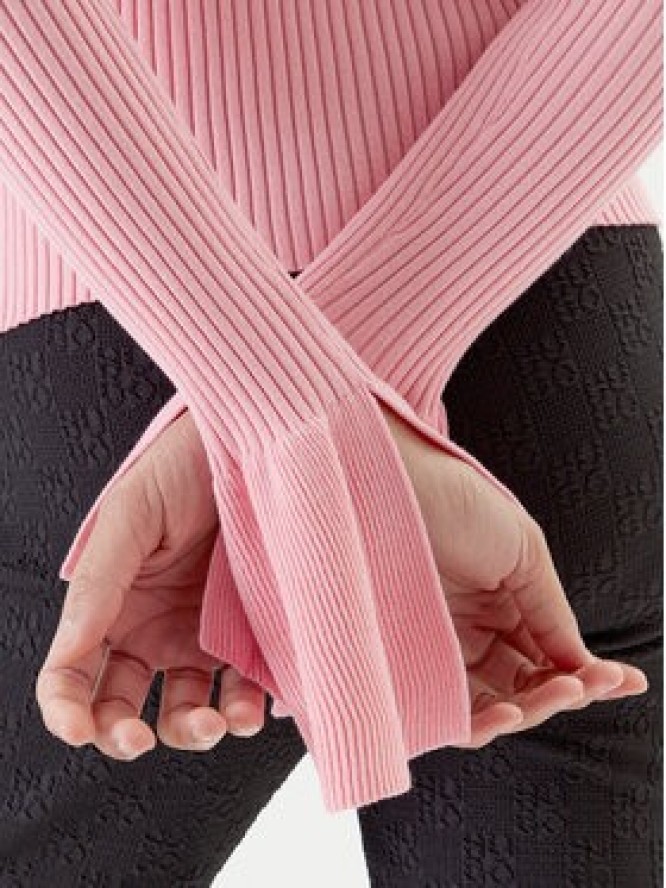 HUGO Sweter Sharro 50542608 Różowy Slim Fit