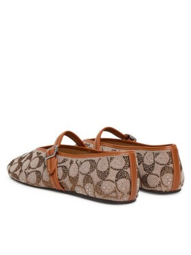Coach Baleriny Mary Jane CBP01 Brązowy