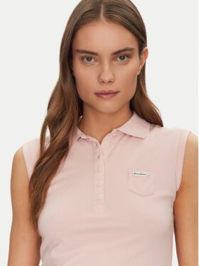 Guess Jeans Polo W5GP24 KCYR1 Beżowy Regular Fit