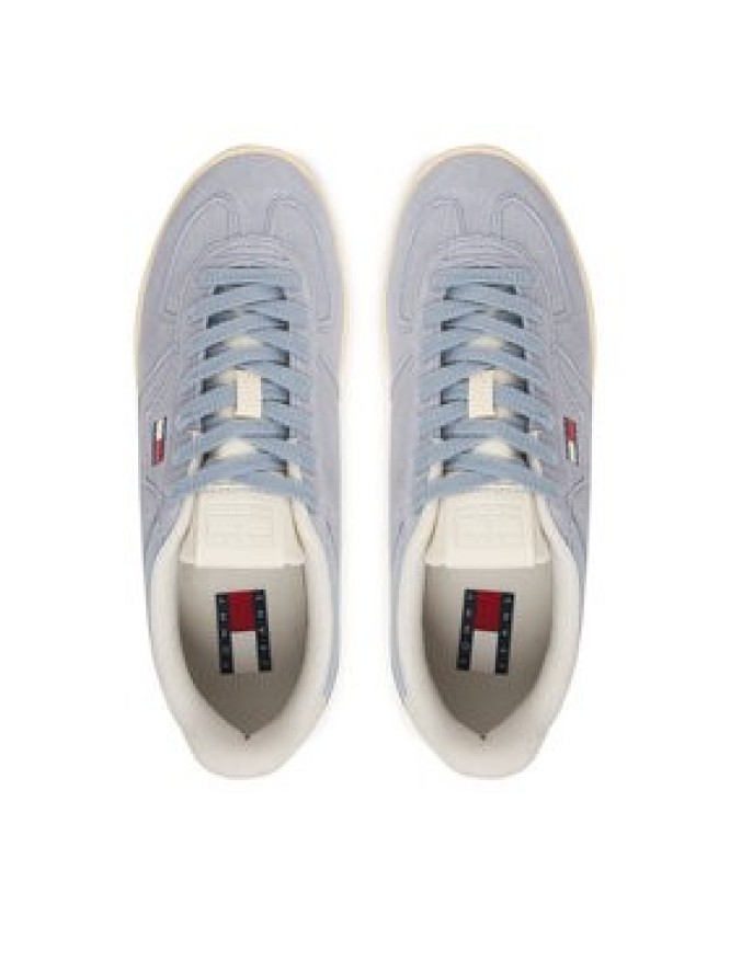 Tommy Hilfiger Sneakersy The Greenwich Edge Max Suede EN0EN02989 Niebieski