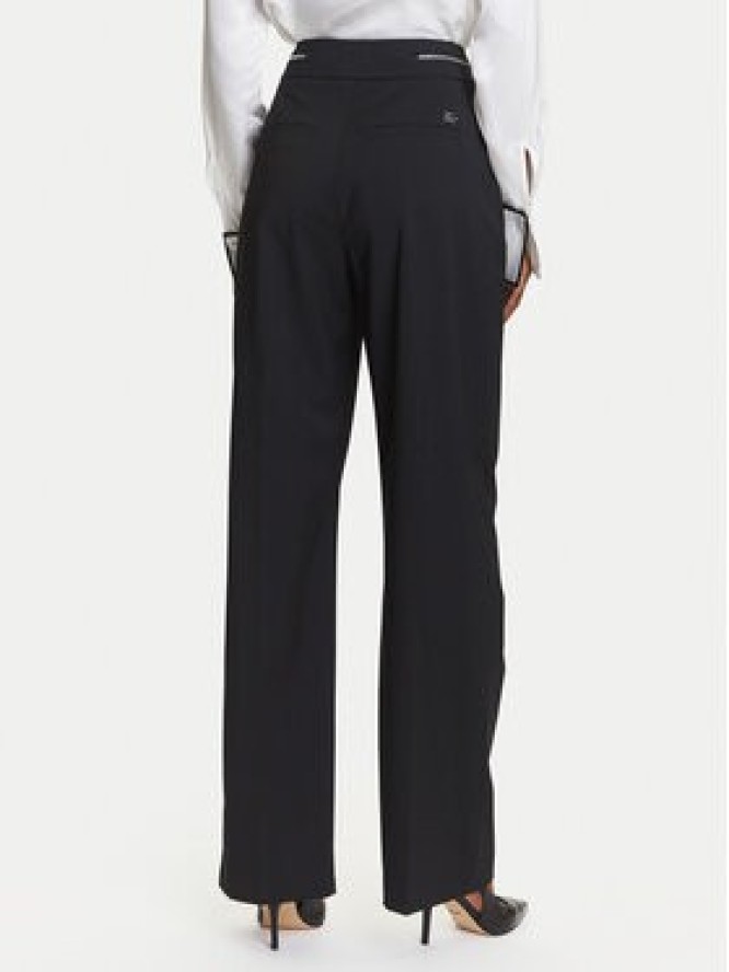 KARL LAGERFELD Spodnie materiałowe A3W10099 Czarny Straight Fit