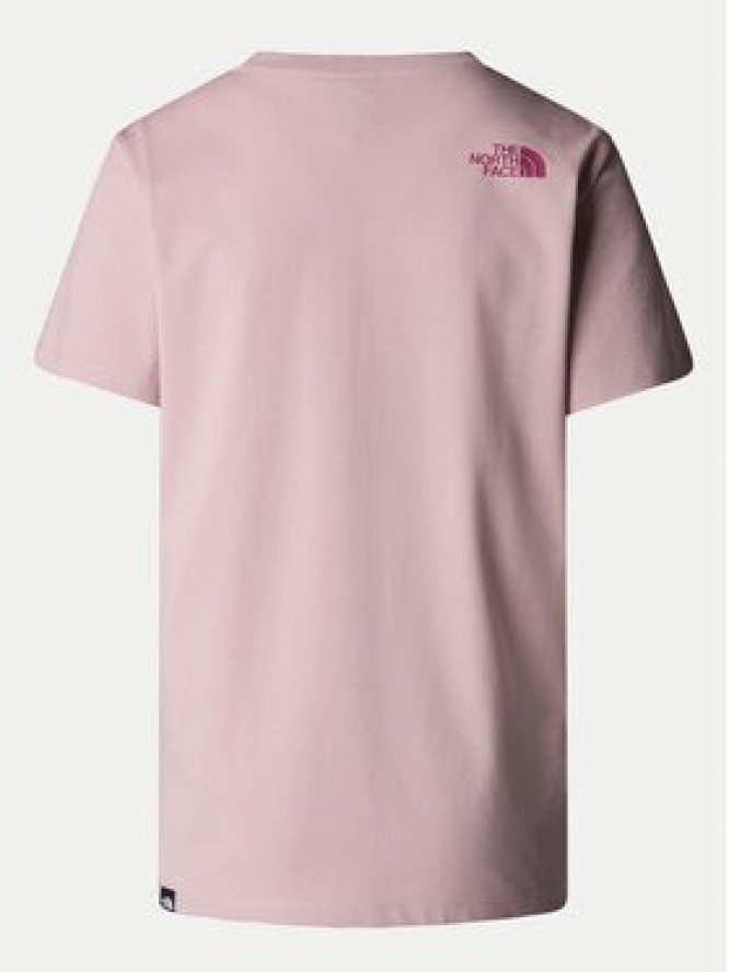 The North Face T-Shirt Easy NF0A8A6G Różowy Loose Fit