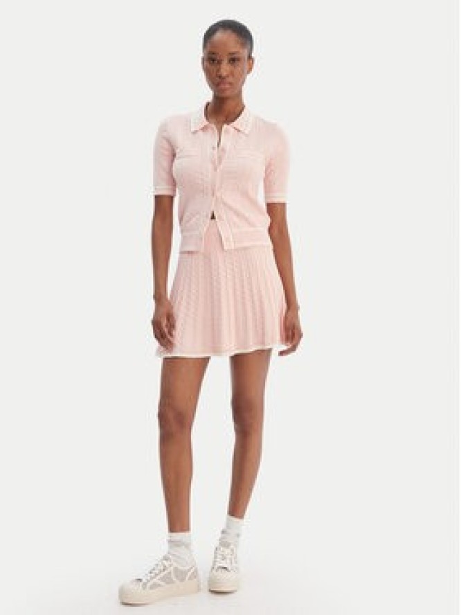 Guess Kardigan V6RR02 Z4652 Różowy Regular Fit