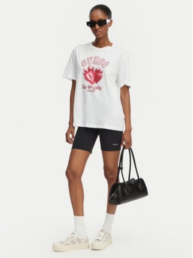Guess T-Shirt V6GI14 K2981 Biały Relaxed Fit
