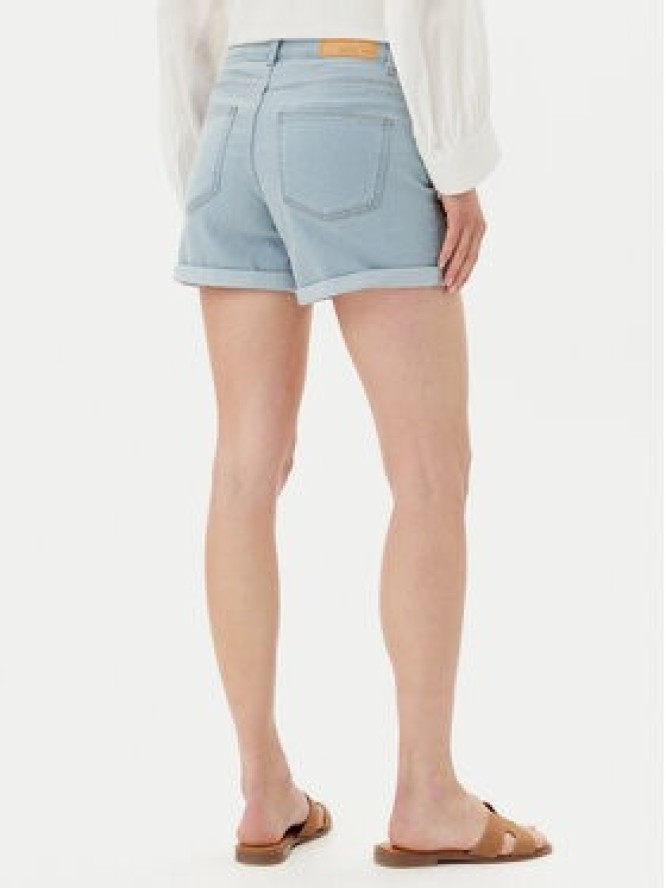 Noisy May Szorty jeansowe Debby 27032491 Niebieski Slim Fit