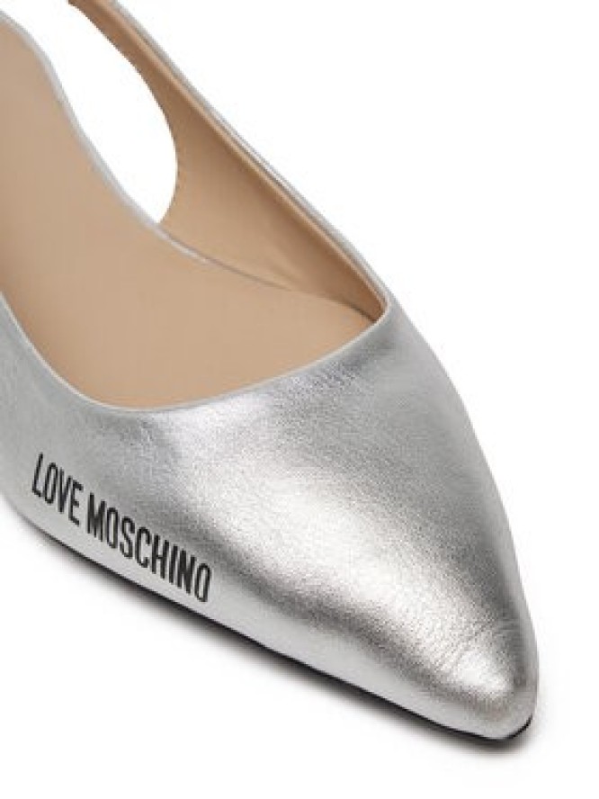 LOVE MOSCHINO Sandały JA11021G1MIF0902 Srebrny