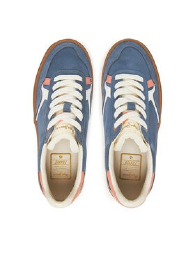 Pepe Jeans Sneakersy Travis City W PLS31592 Niebieski