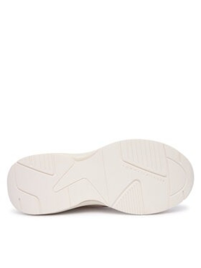 Tommy Hilfiger Sneakersy Modern Runner Shiny Leather FW0FW09413 Beżowy