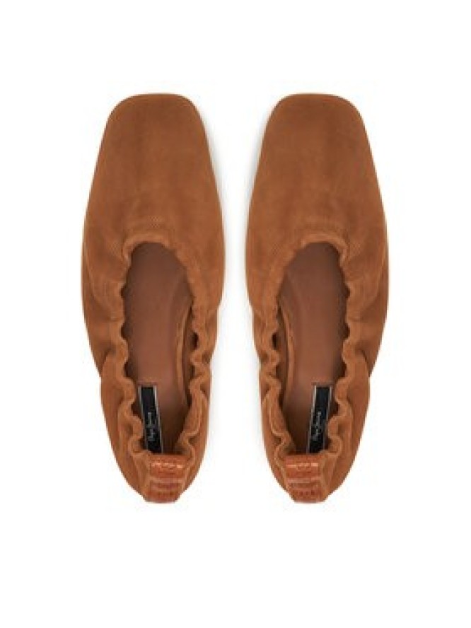 Pepe Jeans Baleriny Poppy Basic PLS10430 Brązowy