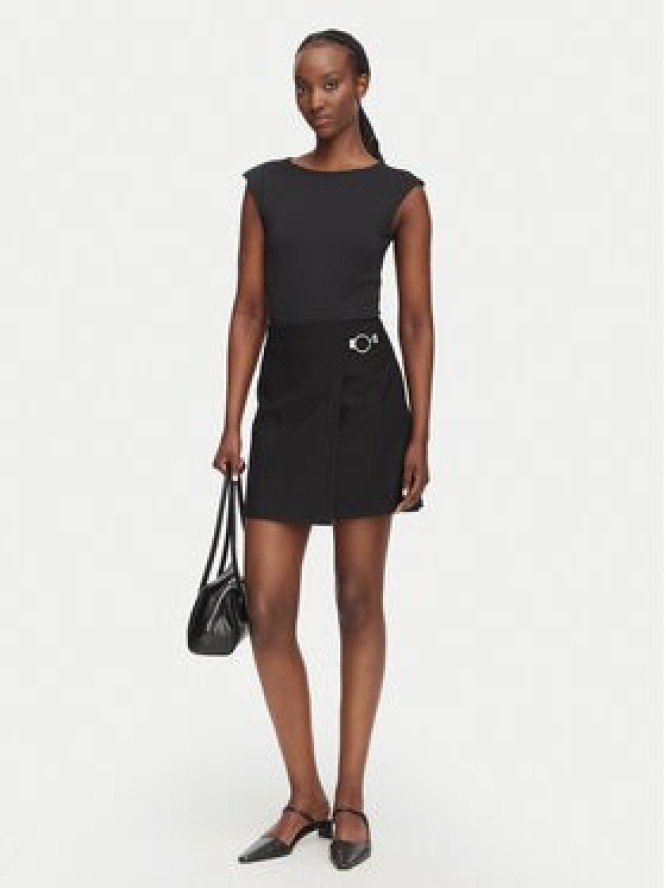HUGO Spódnica mini Rilasi 50564193 Czarny Regular Fit
