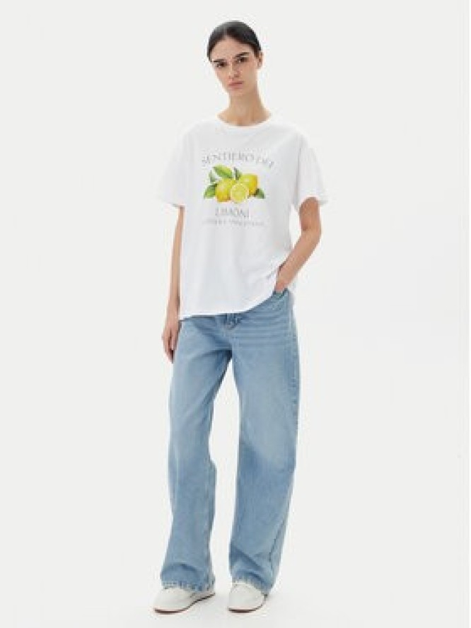 Pieces T-Shirt Thea 17157114 Biały Standard Fit