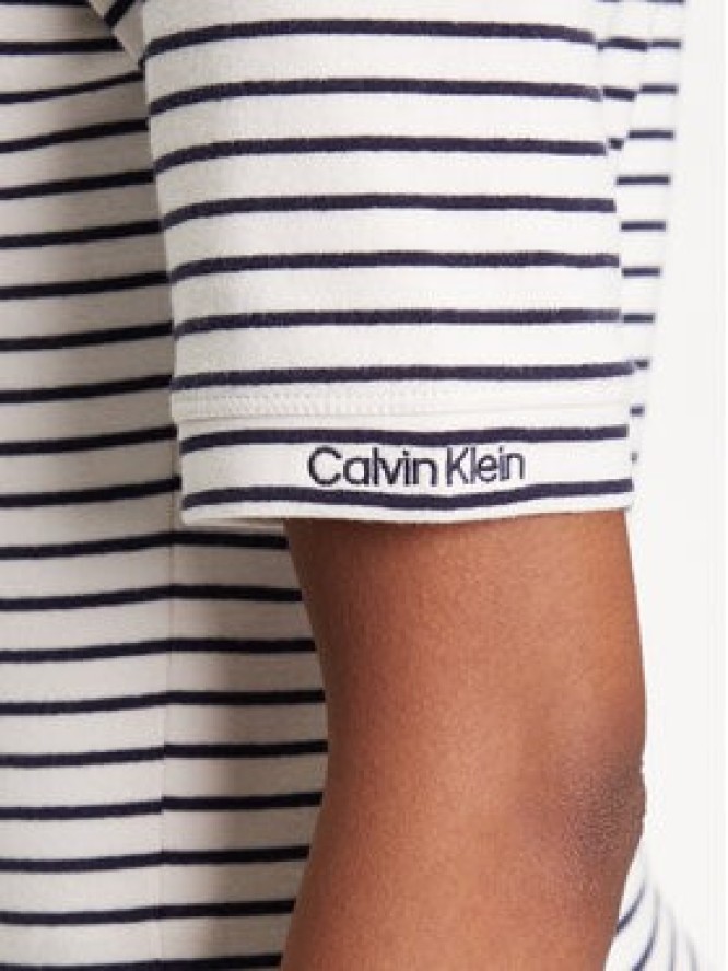 Calvin Klein T-Shirt LV044B232G Granatowy Regular Fit