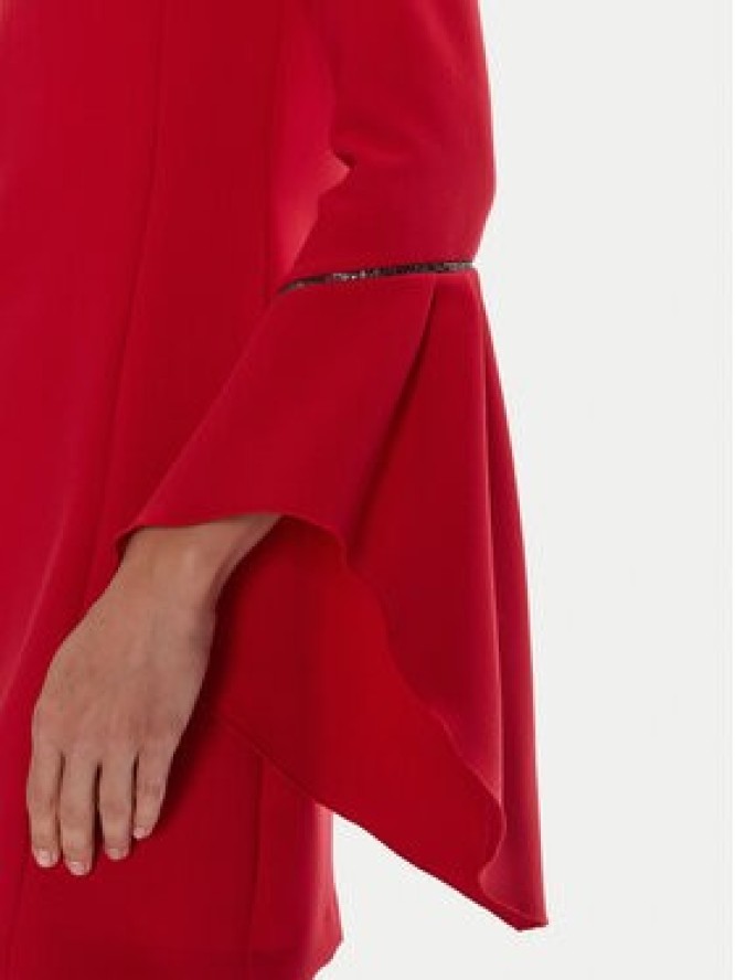 Rinascimento Sukienka koktajlowa CFC0126187003 Czerwony Slim Fit