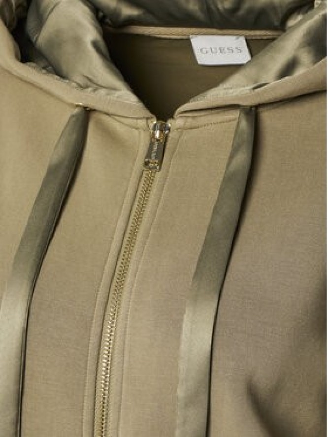 Guess Bluza W5RQ03 KBYE2 Zielony Regular Fit