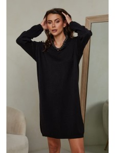 Joséfine Sukienka "Ibrany" w kolorze czarnym rozmiar: XL