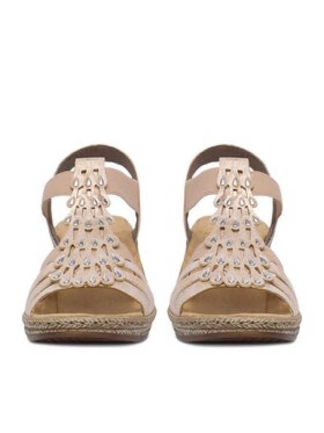 Rieker Sandały CEO-62436-31 Różowy