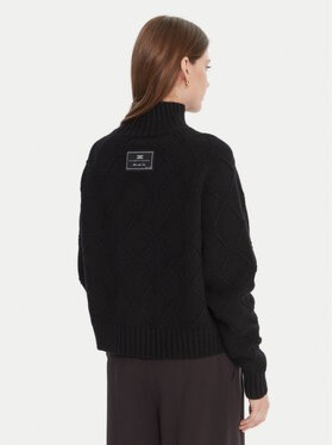 Elisabetta Franchi Golf MK-55T-57E2-V420 Czarny Regular Fit