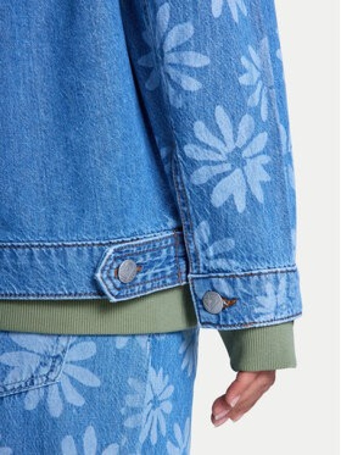 Roxy Kurtka jeansowa Salty Horizon ERJJK03700 Niebieski Regular Fit