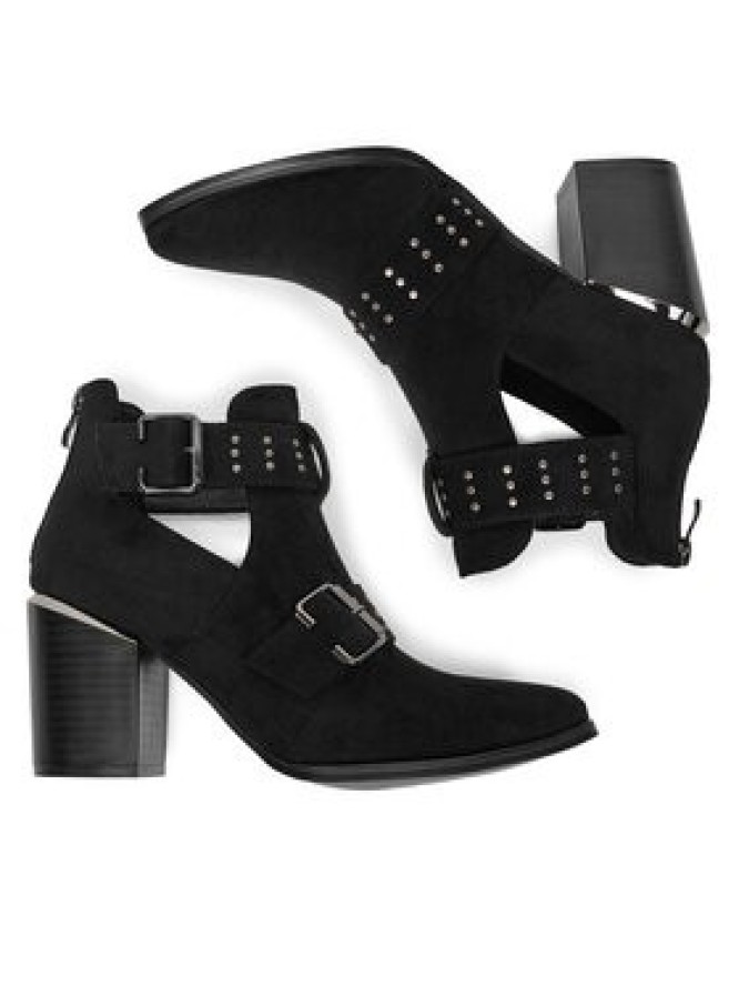 DeeZee Botki 7612-7 Czarny