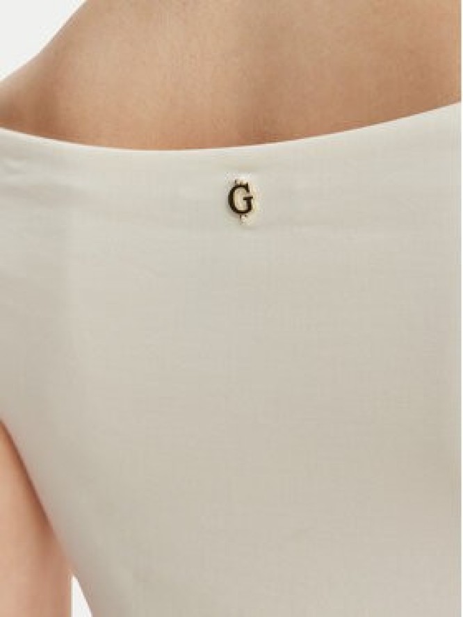 Guess Bluzka W6YP48 K4527 Kremowy Regular Fit