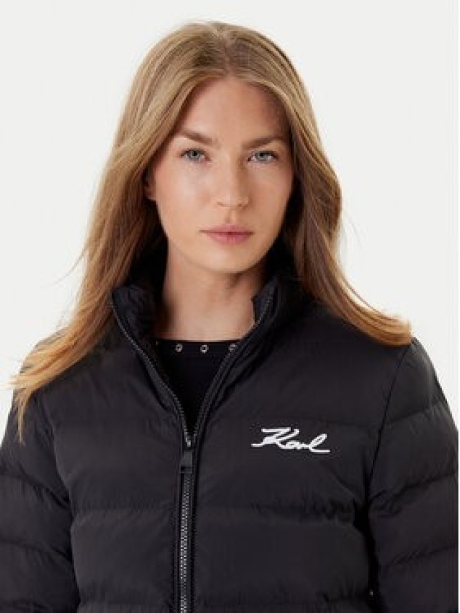 KARL LAGERFELD Kurtka przejściowa A1W15049 Czarny Regular Fit