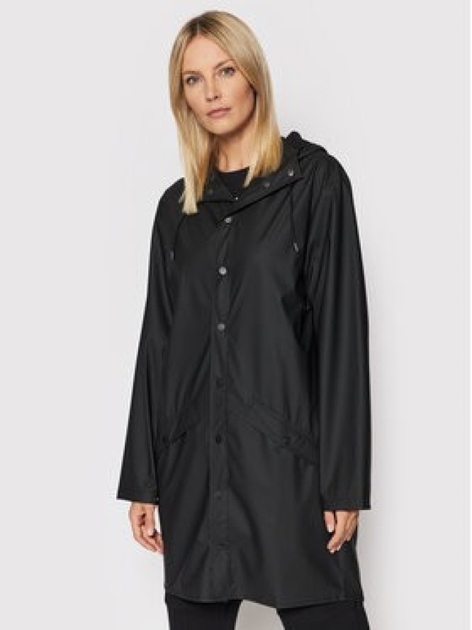 Rains Kurtka przeciwdeszczowa Unisex 12020 Czarny Regular Fit