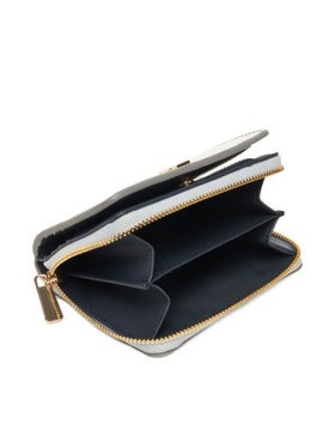 Tommy Hilfiger Portfel Med Za W/Flap Met AW0AW18037 Srebrny