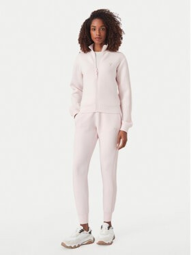 Guess Spodnie dresowe V2YB18 K7UW2 Różowy jasny Regular Fit
