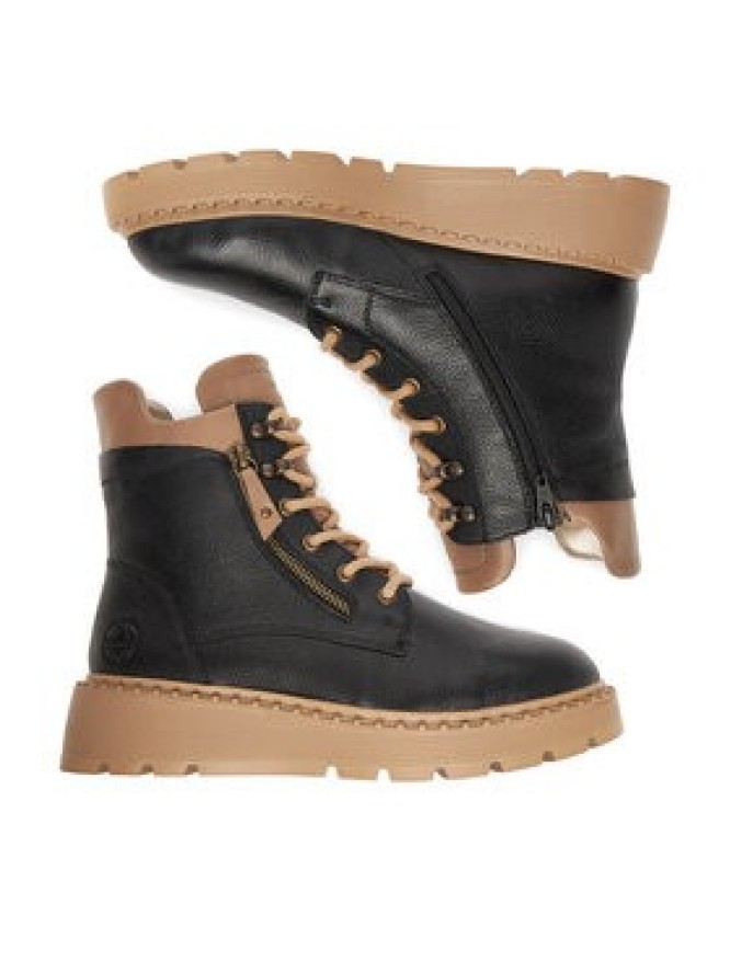 Rieker Trzewiki CEO-70406-00 Czarny