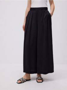Spodnie palazzo - czarny