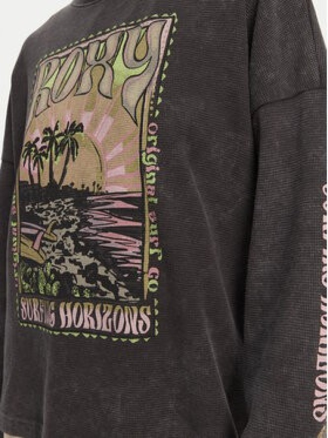 Roxy Bluza ERJKT04276 Szary Relaxed Fit