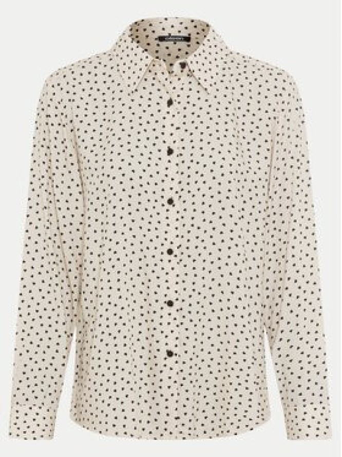 Olsen Koszula 12001951 Beżowy Regular Fit